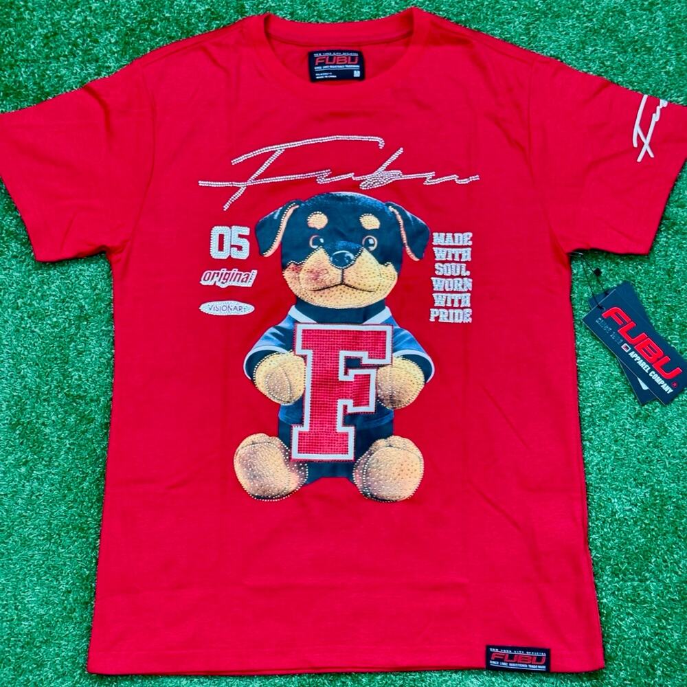 FUBU New York City Official Red T Shirt New With Tags
